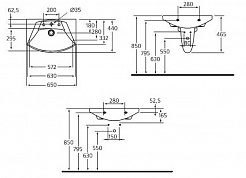 Ideal Standard Раковина Motion W890001 – фотография-4