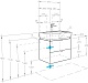 Акватон Мебель для ванной Скай Pro 60 подвесная белая – фотография-22