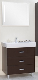 Акватон Мебель для ванной "Америна 80 M" коричневая – фотография-1