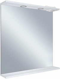 Misty Зеркало для ванной Енисей 70 белое – фотография-2