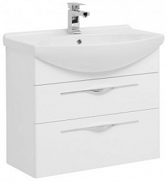 Aquanet Мебель для ванной Ирвин 75 белая – фотография-5