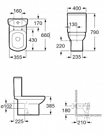 Roca Чаша унитаза Dama Senso 342517000 – фотография-2