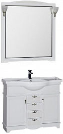 Aquanet Мебель для ванной "Луис 110" белая (173199) – фотография-1