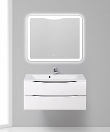 BelBagno Тумба с раковиной MARINO 1000 Bianco Opaco – фотография-3