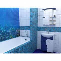 Stella Polare Мебель для ванной Колор-1 55 синяя – фотография-4