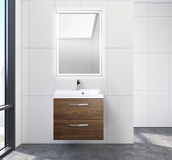 BelBagno Тумба с раковиной AURORA 700 Rovere Tabacco – фотография-4