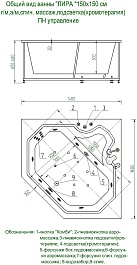 Aquatek Акриловая ванна Лира 148x148 с экраном – фотография-6