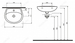 IFO Раковина "Hitta" RS041105000 – фотография-4