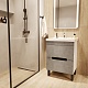 Mixline Мебель для ванной Честер 60 белая/бетон – картинка-23