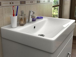 Какса-а Мебель для ванной Квадро 60 подвесная – фотография-5