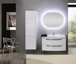 Cezares Мебель для ванной COMFORT 100 Bianco Lucido, раковина Bianco – фотография-4