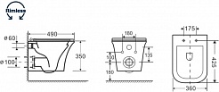 Cerutti Унитаз подвесной Arno Aria CT7839 – фотография-6