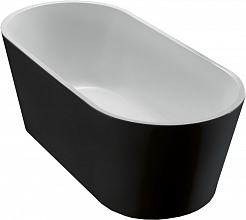 BelBagno Акриловая ванна BB71-1700-NERO 170x80 – фотография-1