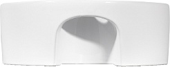 Runo Мебель для ванной Орлеан 70 Sole подвесная белая матовая/черный – фотография-9