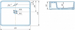 ASB-Woodline Тумба с раковиной Рома 100С белая – фотография-11