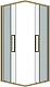 Grossman  Душевой уголок Cosmo 80x80x195 профиль золото сатин стекло прозрачное – фотография-13