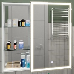 Misty Зеркало-шкаф для ванной Аперио 80 R – фотография-1