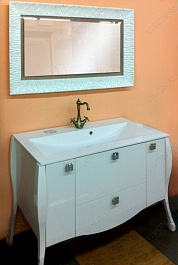 Aquanet Зеркало для ванной "Мадонна 120" белое (168325) – фотография-4