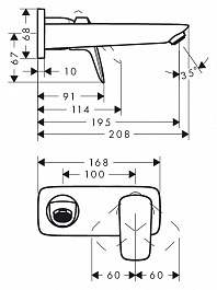 Hansgrohe Смеситель Logis 71220000 для раковины – фотография-3