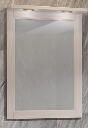 Opadiris Зеркало для ванной Клио 56 беленый бук – фотография-1