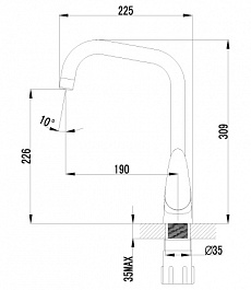 Lemark Смеситель "Pramen LM3355C" для кухни – фотография-2