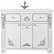 Водолей Мебель для ванной "Версаль 105" белая/серебро – картинка-9
