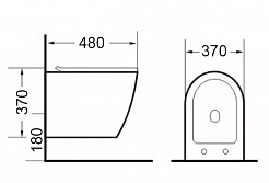 Timo Унитаз подвесной KULO TK-403 – фотография-5