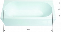 Aquanet Акриловая ванна Light 160x70 – фотография-2