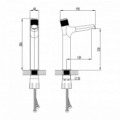 Lemark Смеситель для раковины Project LM4679C – фотография-2