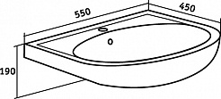 Runo Тумба с раковиной Уют 55 – фотография-5