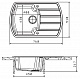 Florentina Мойка гранитная Нире 760 с крылом шампань – фотография-5