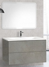 Cezares Мебель для ванной Premier-HPL  EST 100 Cemento Struttura, BTN – фотография-1