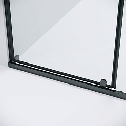 Grossman Боковая стенка Pragma 80x195 профиль графит сатин стекло прозрачное – фотография-9