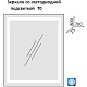 Какса-а Мебель для ванной Хилтон 70 напольная, бордо – фотография-12