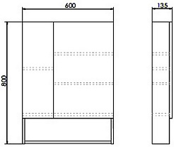 Comforty Мебель для ванной Никосия 60Н белая – фотография-10