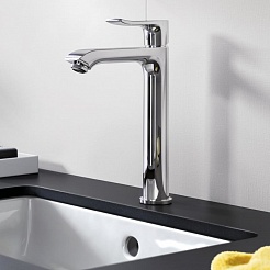 Hansgrohe Смеситель Metris 31183000 для раковины – фотография-3