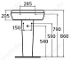 Ideal Standard Пьедестал для раковины Areal W312301 – картинка-6