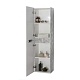 BelBagno Пенал для ванной LUXURY/SOFT-1500 R Bianco Laccato Lucido – картинка-6