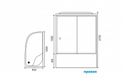 Royal Bath Душевая кабина RB 8120BK2-T-R – фотография-7