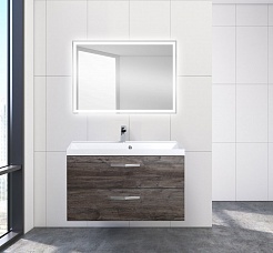 BelBagno Тумба с раковиной AURORA 900 Pino Pasadena, ручки хром – фотография-2