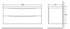 BelBagno Мебель для ванной MARINO 1200 Crema Opaco – фотография-2