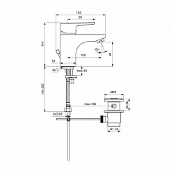 Ideal Standard Смеситель Ceraplan III B0704AA GRANDE для раковины – фотография-2