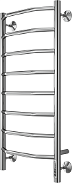 Terminus Полотенцесушитель электрический Виктория П8 400x850 хром – фотография-2