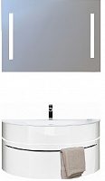 De Aqua Мебель для ванной Эскалада 117, зеркало Экстра EXT V 120