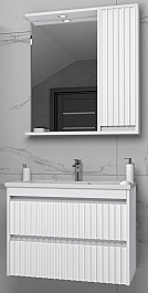 Brevita Мебель для ванной Balaton 90 R белая – фотография-1
