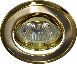 Feron Встраиваемый светильник 301T-MR16 титан-золото – фотография-1