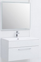 De Aqua Мебель для ванной Кубика 90, зеркало Сити