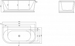 BelBagno Акриловая ванна BB408-1500-800 150x80 – фотография-5