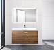 BelBagno Тумба с раковиной AURORA 1000 Rovere Tabacco, ручки хром – фотография-7