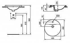 Ideal Standard Раковина "Connect" E504201 – фотография-3